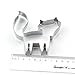 GXHUANG Cute Fox Cookie Cutter - Stainless Steel,for Holiday Anniversary Birthday Party