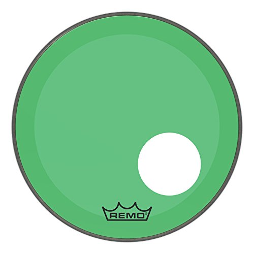 Remo Powerstroke P3 Colortone Green Bass Drumhead, 18