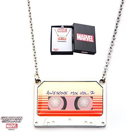 Marvel Guardians of the Galaxy Awesome Mix Vol. 1 Tape Pendant with Chain