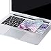 MOSISO Pattern Keyboard Cover Compatible with MacBook Pro 13/15 inch(with/Without Retina Display,2015 or Older Version),Older MacBook Air 13 inch (A1466/A1369,Release 2010-2017), Rainbow Gradient