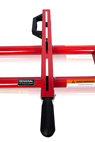General International MS3102 Miter Saw Stand, Red, Black & Gray