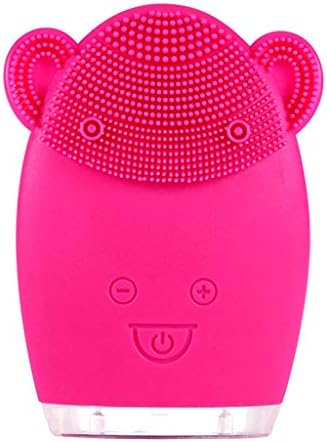 LIskybird 1P Electric Silicone Facial Cleansing Brush USB Rechargeable Electric Facial Cleanser Waterproof Ultrasonic Pore Clean Instrument