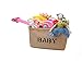 Jute Storage Basket and Organizer with Handles,Eco-Friendly for Baby Toy Storage(waterproof inner lining) - Collapsible Storage Basket, Baby Toys, Baby Clothing, Children Books, Gift Baskets - 1 pcs