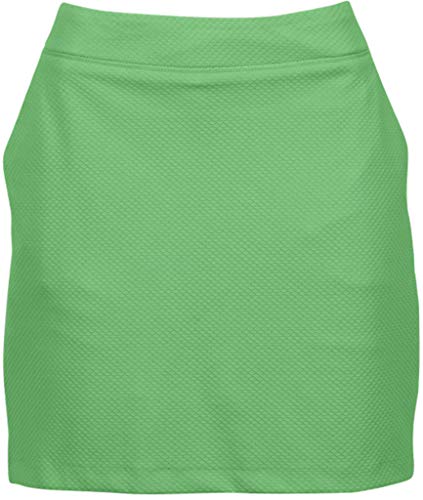 Greg Norman Honeycomb Textured Knit Golf Skort 2018 Women Cilantro Large