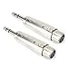 Tisino 1/4 to XLR Cable, Nylon Braid Quarter inch TRS to XLR Male Balanced Interconnect Cord Patch Cable- 20ft