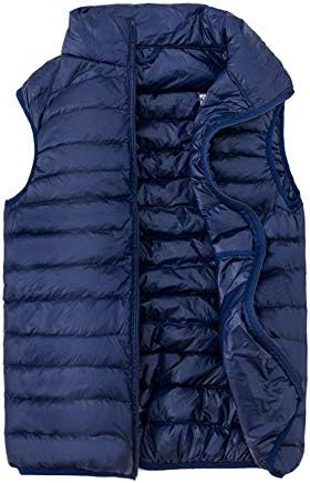 YKARITIANNA Men's 2018 New Quilted Solid Down Vest Zipper Warm Windproof Outwear Winter Waistcoat Coats Super Cozy