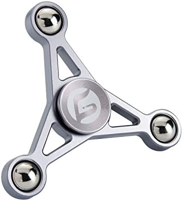 Ofargo Tri-Spinner Fidget Toy Premium Metal Aluminum EDC Hand &amp; Finger Spinner Perfect Time Killer Stress Reducer for ADD ADHD Focus and Anxiety Relief (Kids &amp; Audlts)