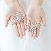 Unicra Rhinestone Bride Wedding Hair Pins Bridal Hair Clips Crystal Hair Piece Decorative Bridesmaids Hair Accessories for Women and Girls Pack of 2 (A-Silver)