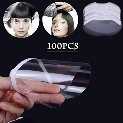 100 PCS Microblading Permanent Makeup Shower Face Shields Visors, Masks for Hairspray Salon Supplies and Disposable Face Shields Eyelash Extensions Eye Eyelid Surgery Aftercare