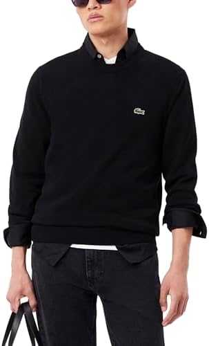Amazon.com: Lacoste Men's Zip-Up High Neck Interlock Sweatshirt