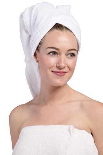 Fishers finery women s terry headwrap; microfiber hair …