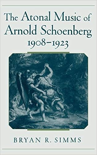 The Atonal Music Of Arnold Schoenberg 1908 1923 Simms Bryan R 9780195128260 Amazon Com Books