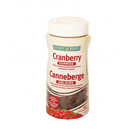 Nature's Bounty Cranberry Gummies, 60's