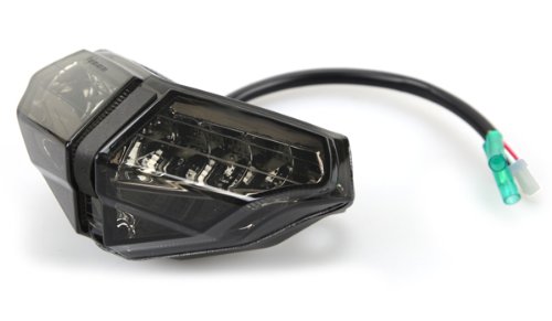 2007-2013 Ducati 848 1098 1198 Integrated Sequential LED Tail Lights Smoke Lens