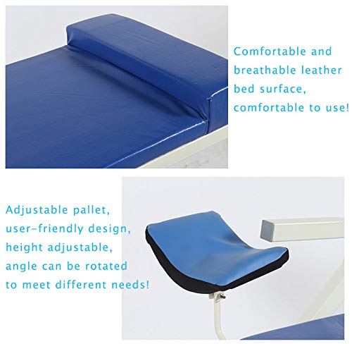DZWJ Folding Portable Gynecological Examination Bed, Outpatient Medical Gynecological Bed Examination Chair, Women Nursing Equipment,Pink