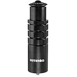OUTERDO Bike Fork Stem Extender Bicycle Handlebar Riser Adaptor New MTB Aluminium Alloy Head up Adapter Flexible Easy Installation
