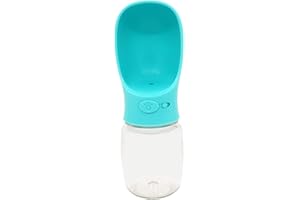 Mr. Peanut's H2OGO Portable Pet Water Bottle Dispenser (12 OZ, Blue)