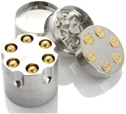 REVOLVER 3 PC POLLEN GRINDER BARREL BULLET PACK OF 1