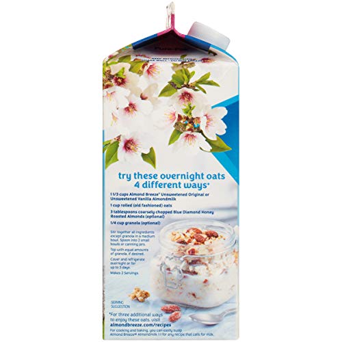 Almond Breeze Blue Diamond, Almond milk, Lactose free, Vanila, 64 Oz Pricepulse