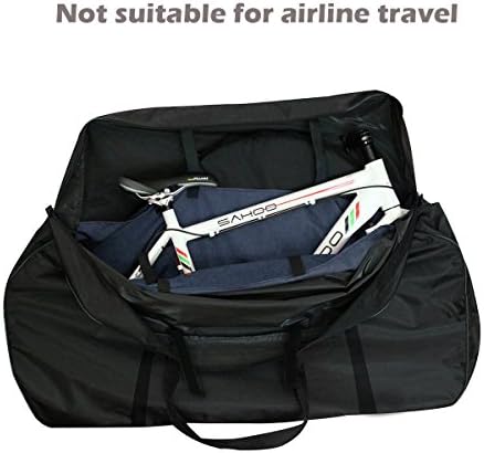 JEELAD Soft Bike Travel Cases Bicycle Transport Cover Bag Carrying Case Carrier Bag for Bike 14" - 21" - 28" (for Bike 21"- 28")