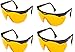 Uvex Skyper Blue Light Blocking Computer Glasses with SCT-Orange Lens (S1933X) Pack Of 4