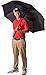 Athletico 62 / 68 Inch Automatic Open Golf Umbrella - Extra Large Double Canopy Umbrella Is Windproof and Waterproof - Features Ergonomic Rubber Handle