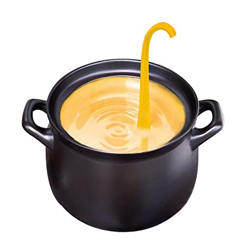 Elephant Soup Ladle Stand Up Adorable Scoop 4 oz Per Cute Gift Not Nessie - Orange Ladle