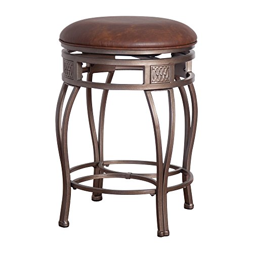 Hillsdale Montello 30 in. Backless Swivel Bar Stool -