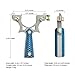 Tongtu Stainless Steel Slingshot with 2 Rubber Bands 50 Slingshot Ammos for Hunting Adult Outdoor Catapult Slingshot with Sight