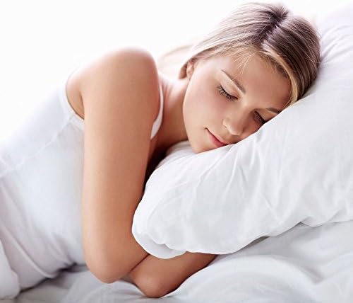 Luxurious Hotel Quality Bed Pillow by Olympus Legacy - Plain White Standard Size Traditional Bedroom Pillows, Hypoallergenic (Allergy Free)Down Alternative Fiber with 100% Cotton Shell Made in the USA