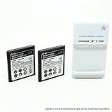 YN4L® 2x 2800mAh battery for Samsung Galaxy S4 Zoom C101; C1010; C105 + Dock Charger
