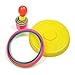 Cosmos Colorful Plastic Detachable Sport Ring Toss Game Set with Carrying Mesh Bag