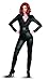 Disguise Marvel's Avengers Movie Black Widow Avengers Deluxe Adult Costume, Black, Large/(12-14)