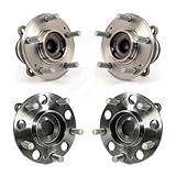 Front Rear Wheel Bearing & Hub Assembly Kit For