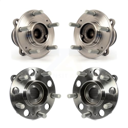 Front Rear Wheel Bearing & Hub Assembly Kit For