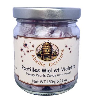 Honey Pearls Candy with Violet 150 g by L'Abeille Occitane - //medicalbooks.filipinodoctors.org