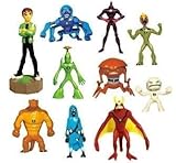 Ben 10 Alien Force Toys - Lot of 20 - 2 Complete Sets - Party Favors - Cake Toppers - Series 2 Vending Capsule Toys