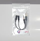 2 GreatValueTechTM Generic Replacement Headphone Wires With 2 Black Cover / Screws for Iphone 4 / 4S LifeProof Cases