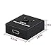 HDMI Switch, 2 Ports HDMI Splitter 1 in 2 out Bi-direction Switcher 2 x 1 / 1 x 2 HDMI Hub-Support 3D, 1080P, 2K, 4K 30Hz video transmission (Black)