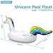 OlarHike Rainbow Unicorn Pool Floats, Giant Inflatable Blow Up Pool Float for Adults & Kids with Cup Holder, Ride-On Pool Raft for Ocean, Lake, Pool or Beach