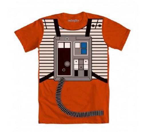 Star Wars Luke Flight Suit Orange Costume T-shirt