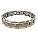 Titanium Magnetic Bracelet Therapy with 4 Element for Men/Women Arthritis Pain Relief Carpal Tunnel Insomnia+Hematite Pendant Necklace(Powerful Set)