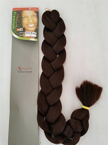 X-pression Premium Original Ultra Braid 82inch 165g Color (4) by X-pression