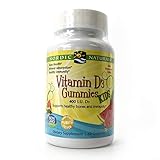 Nordic Naturals Vitamin D3 Gummies - Chewable Vitamin D Gummy For Kids, 400 IU of Vitamin D Supports Immune System, Mood, Sleep and More, Watermelon Flavor, 60 Count