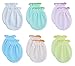 Songbai Newborn Baby Gloves,Scratch Mittens Cotton(one size, 6 Pairs/assorted)