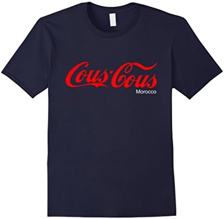 Mens "CousCous Morocco" T-Shirt Small Navy