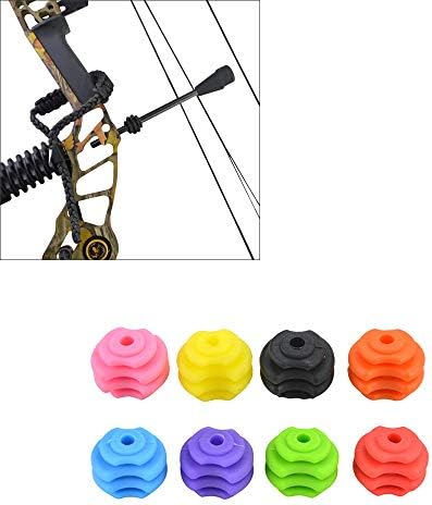 NMCPY Archery Bow String Stabilizer Stop Decelerator Compound Bow String Decelerator Rubber Bow String Suppressor Bow Accessories