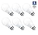 Hyperikon A19 Dimmable LED Light Bulb, 9W (60W Equivalent), ENERGY STAR Qualified, 2700K (Warm White), CRI90+, 800 Lumens, Medium Screw Base (E26), UL-Listed, Standard Light Bulb (6 Pack)