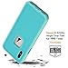 BasicStock iPhone Xs Max Waterproof Case Ultra Slim Snowproof Dirtproof Bumper Cover Shockproof Waterproof Case Replacement for iPhone Xs Max Aqua Blue
