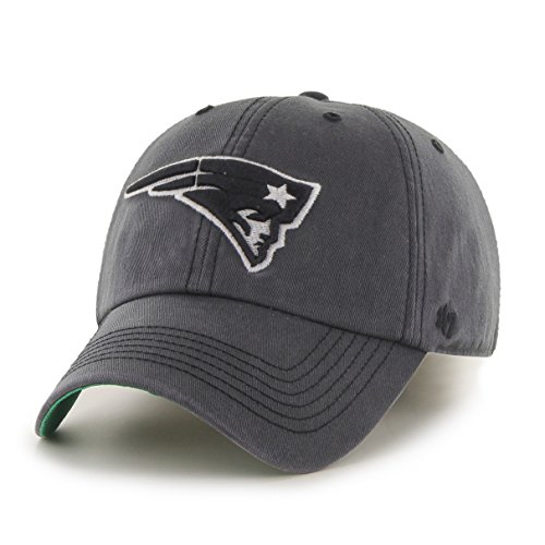 NFL New England Patriots Sachem Franchise Fitted Hat, X-Large, Charcoal